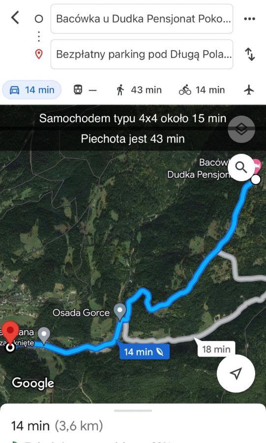 Domek W Gorach- Bacowka U Dudka Nowy Targ Esterno foto